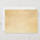 Invitation Oh mon Dieu ! Gold Faux Baby shower des animaux de (Dos)