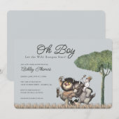 Invitation Oh mon Dieu ! Laissons le Rumpus sauvage commencer (Devant / Derrière)