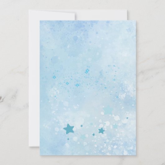 Invitation Oh Mon Dieu, on peut attendre le Baby shower (Dos)