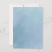 Invitation Oh mon garçon | Aquarelle Eucalyptus Balloon Baby  (Dos)