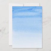 Invitation Oh mon garçon ballon vert baby shower eucalyptus (Dos)