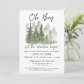 Invitation "Oh mon garçon, laissez l'aventure commencer" Baby (Debout devant)