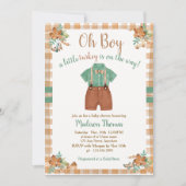 Invitation Oh mon petit Baby shower de Turquie (Devant)