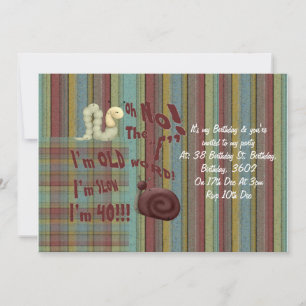 Invitation Oh Non Le Mot "F"