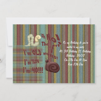 Invitation Oh Non Le Mot "F"