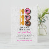 Invitation Oh ! Oh ! Oh ! Fête des Donuts (Debout devant)