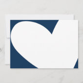 Invitation Oh oui, nous l'avons fait, Déjeuner Réception Mari (Dos)