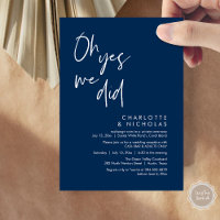 Oh Oui, Nous L'Avons Fait, Mariage Dinner Party Ca