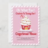 Invitation Oh Quel Amusant ! 1er anniversaire Sucre de canne (Devant)