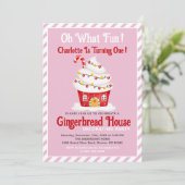 Invitation Oh Quel Amusant ! 1er anniversaire Sucre de canne (Debout devant)