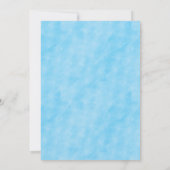 Invitation Oh Quel Amusant ! Fête de Noël des neiges (Dos)