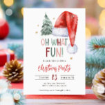 Invitation Oh Quel Amusant Noël Fête Fête Santa Hat<br><div class="desc">► Oh What Fun Christmas Party Holiday Santa Hat invitation thématique pour votre célébration parfaite. ← Si vous avez besoin de coordonner les articles de MATCHING, veuillez consulter notre collection ou notre boutique correspondante. Vous avez des questions sur nos designs ou si vous ne trouvez pas ce que vous cherchez,...</div>