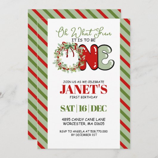 Invitation Oh Quel Amusement Que Ce Soit D'Être Un (Devant / Derrière)