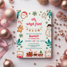 Oh Quel plaisir Hiver Noël Cookie 1er Anniversaire