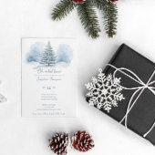 Invitation Oh, quel plaisir Snow À feuillage persistant Winte