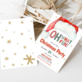 Invitation Oh, quelle fête de Noël à Père Noël