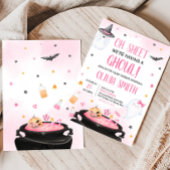 Invitation Oh Sheet Ghoul Baby shower d'Halloween