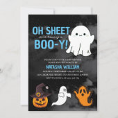 Invitation Oh Sheet on a un Boo-y Boy Halloween (Devant)