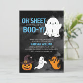 Invitation Oh Sheet on a un Boo-y Boy Halloween (Debout devant)