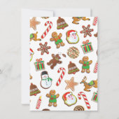 Invitation Oh Snap Christmas Cookie Exchange Gingerbread homm (Dos)