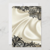 Invitation Oh Sweet Baby Girl Douche Afro Bun Puff (Dos)