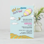 Invitation Oh, The Places She'll Go! - Premier Anniversaire (Debout devant)