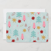 Invitation Oh What Fun Christmas Green 1er Anniversaire Photo (Dos)