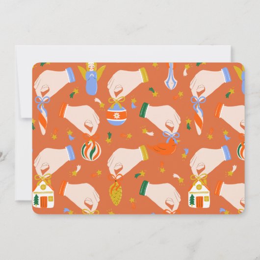 Invitation Oh What Fun Christmas Père Noël 1er Anniversaire P (Dos)