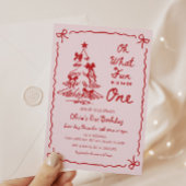 Invitation Oh What Fun It Is To Be One Christmas 1st Birthday