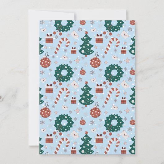 Invitation Oh What Fun Neige Noël fête d'anniversaire (Dos)