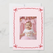 Invitation Oh What Fun One Christmas 1st Birthday Photo (Dos)