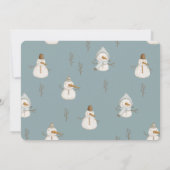 Invitation Oh What Fun Père Noël Holiday Boy 1st Birthday Pho (Dos)