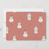 Invitation Oh What Fun Père Noël Holiday Girl 1st Birthday Ph (Dos)