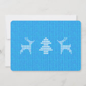 Invitation Oh What Fun Photo Christmas Grey Card (Dos)