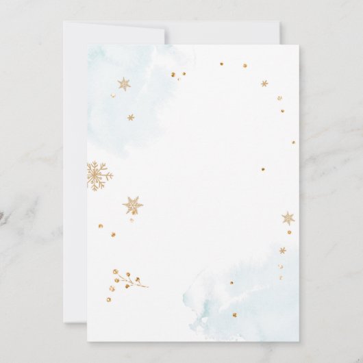 Invitation Oh What Fun Winter Sleigh Garçon 1er Anniversaire (Dos)