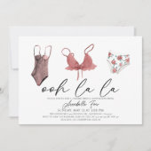 Invitation Ohh La La Lingerie Fête des mariées (Devant)