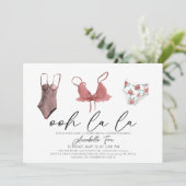 Invitation Ohh La La Lingerie Fête des mariées (Debout devant)