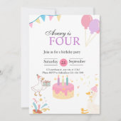 Invitation oie 4e anniversaire (Devant)
