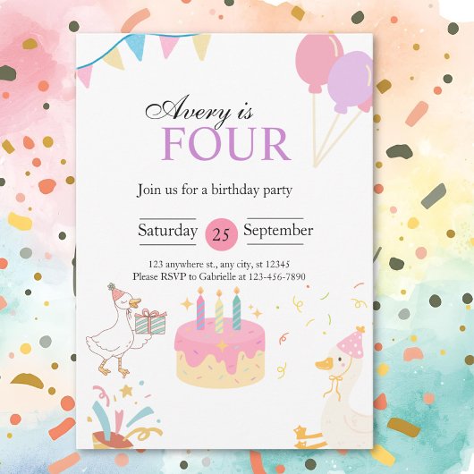 Invitation oie 4e anniversaire
