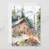 Invitation Oie | Chasse Thématique fête d'anniversaire (Dos)