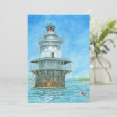 Invitation Oie Rocks Aquarelle claire (Debout devant)