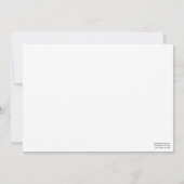 Invitation Oie Rocks Aquarelle claire (Dos)
