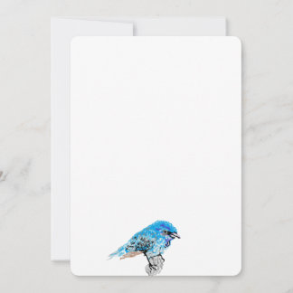 Invitation : Oiseau Bleu Du Bonheur