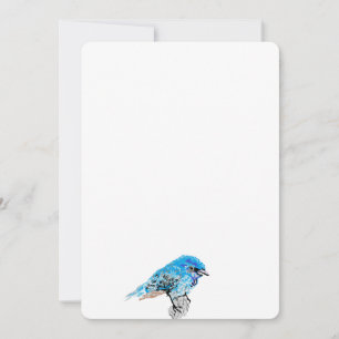 Invitation : Oiseau Bleu Du Bonheur