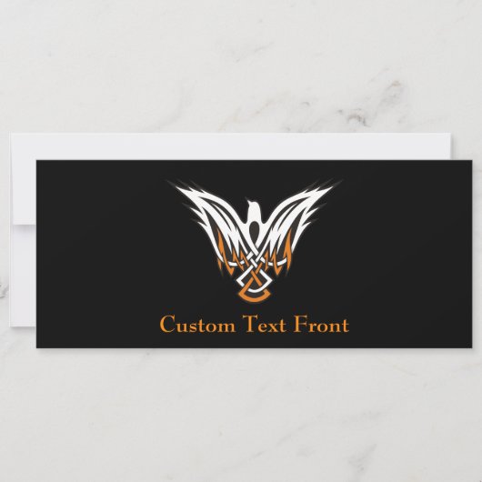 Invitation Oiseau celtique (Devant)