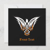 Invitation Oiseau celtique (Devant)