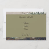 Invitation Oiseau de Courlis à long bec Audubon (Dos)