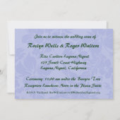 Invitation Oiseau de paradis d'Hawaï (Dos)