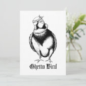 Invitation Oiseau du Ghetto (Debout devant)