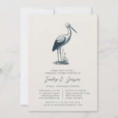 Invitation Oiseau | Soirée de répétition côtière (Devant)